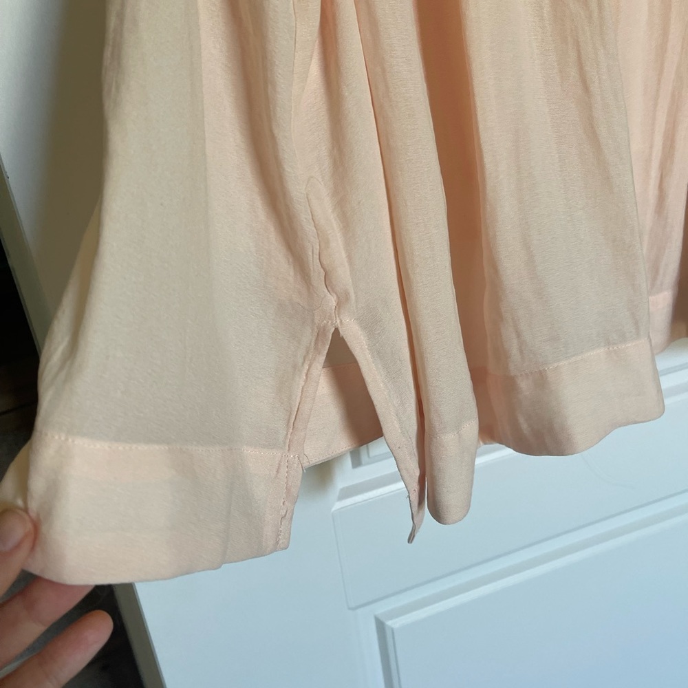 Free People flowy pink vneck tank - Picture 4 of 8